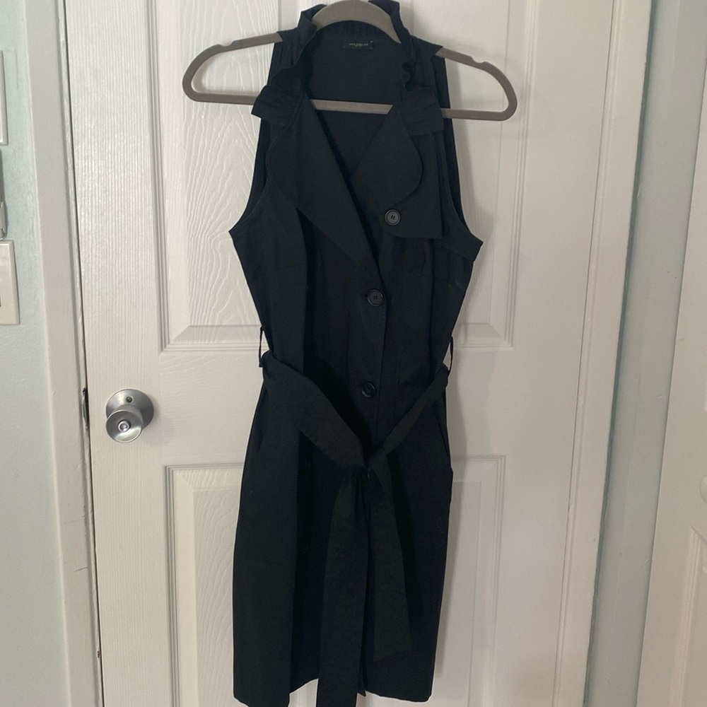 And Taylor trench dress in black